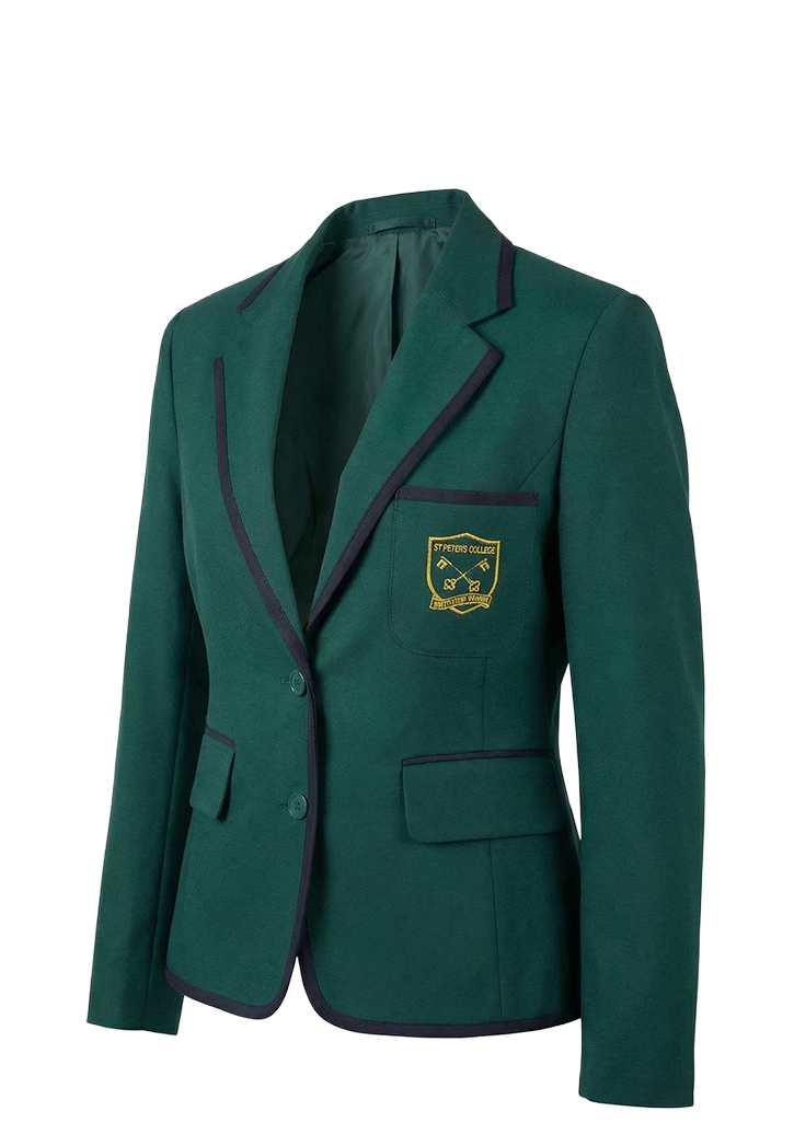 St Peter's College PN Fitted Blazer Bottle/Navy